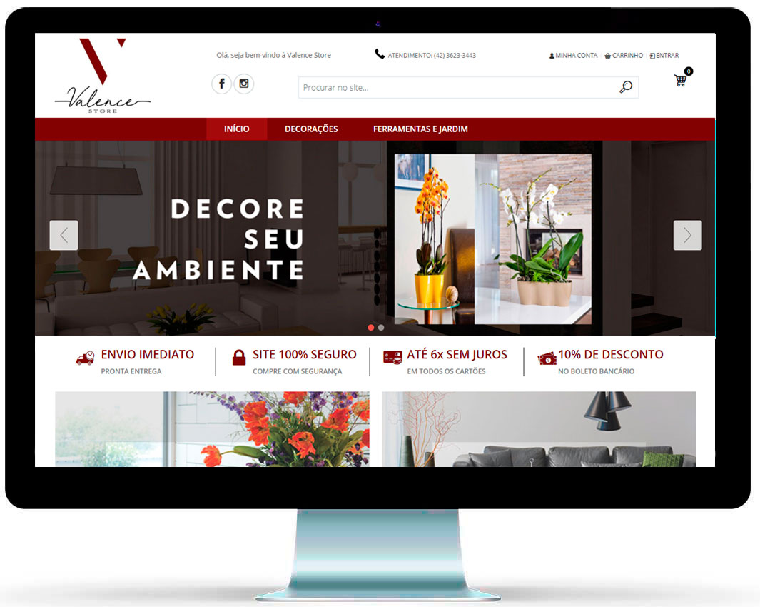 Loja Virtual Magento - Valence Store