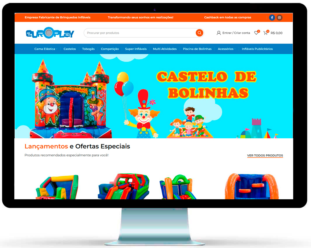 Loja Virtual Woocommerce - Europlay Brinquedos Loja Virtual Woocommerce - Europlay Brinquedos